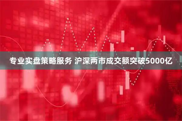 专业实盘策略服务 沪深两市成交额突破5000亿